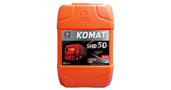 Dầu động cơ  PLC Komat SHD 50 can 18l